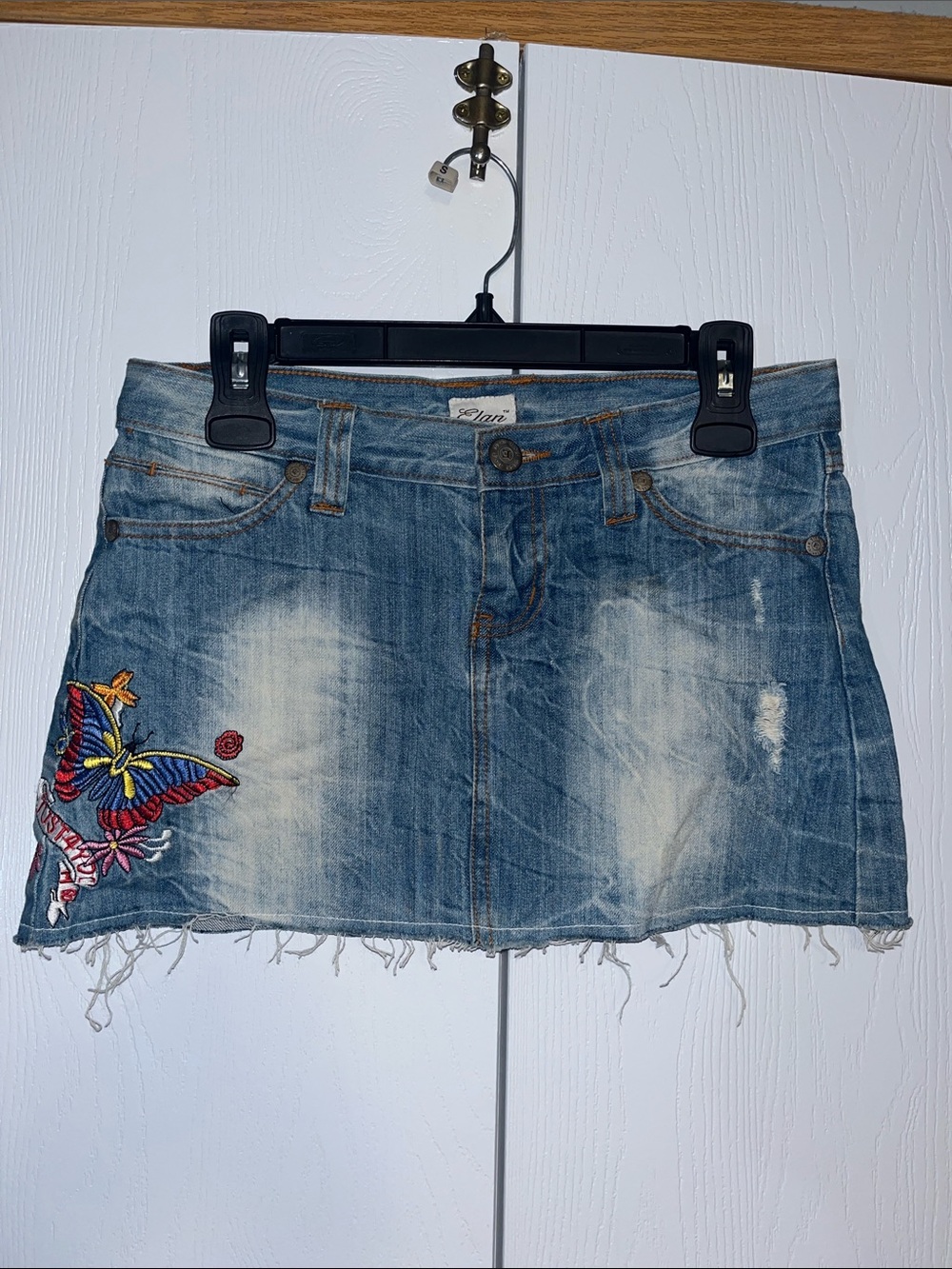Vintage Elan Denim Mini Skirt